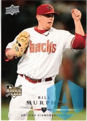 2008 Upper Deck #332 Bill Murphy RC Rookie Arizona Diamondbacks